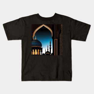Islamic mosque art Kids T-Shirt